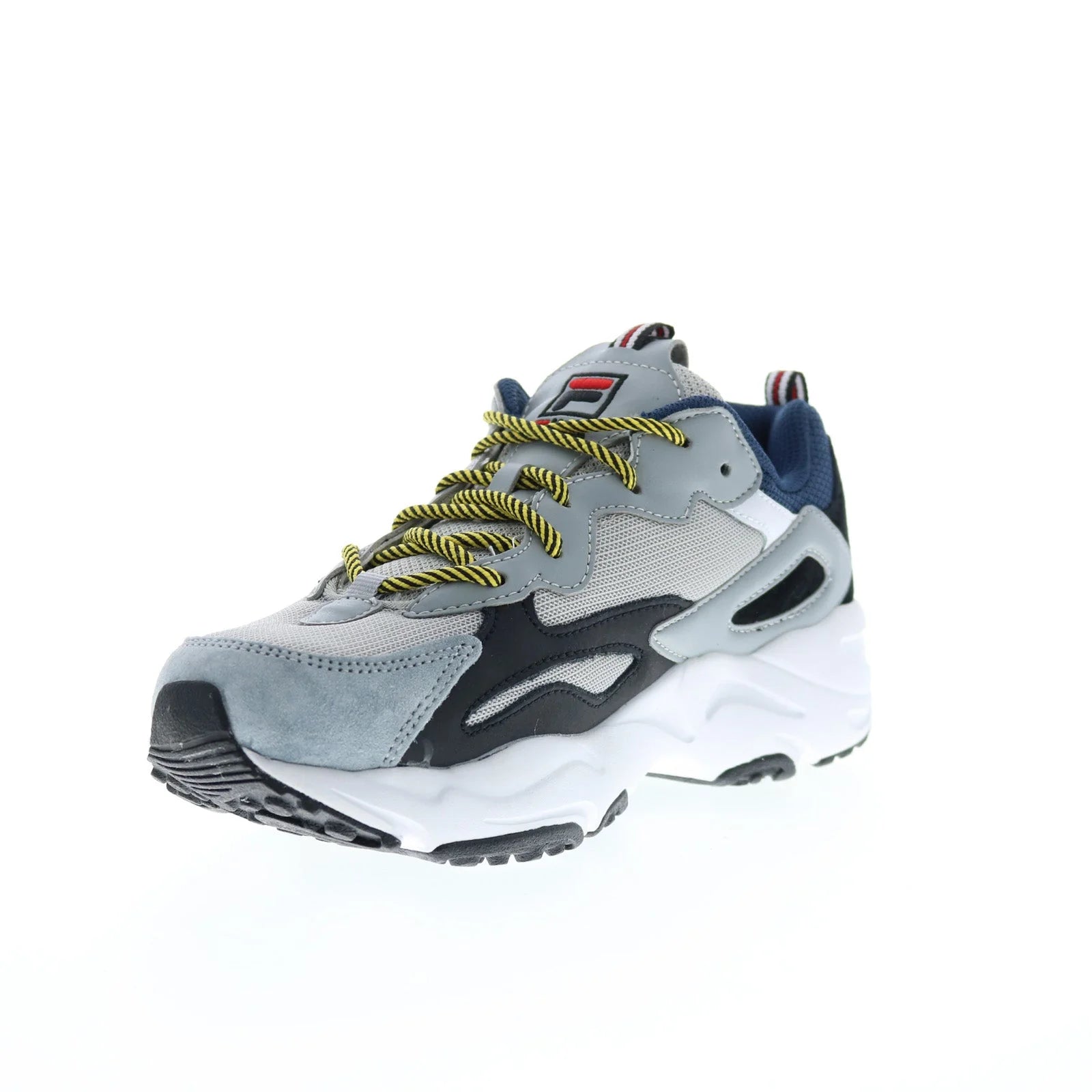 Fila Ray Tracer Mens Gray Mesh Lifestyle Sneakers Shoes (1RM00586-051)