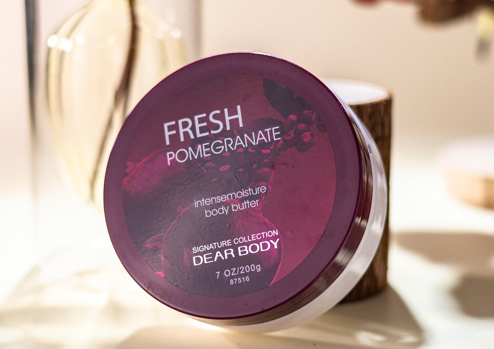 Dear Body Fresh Pomegranate set of 4 (Body Splash 236ML + Shower Gel 295 + Body Butter 200g + Hand Lotion 59ml),TD87590