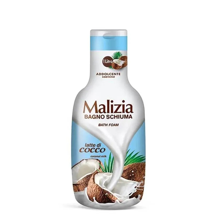 Malizia Coconut Milk Shower Gel 1L - Embrace the Essence of Tropical Paradise