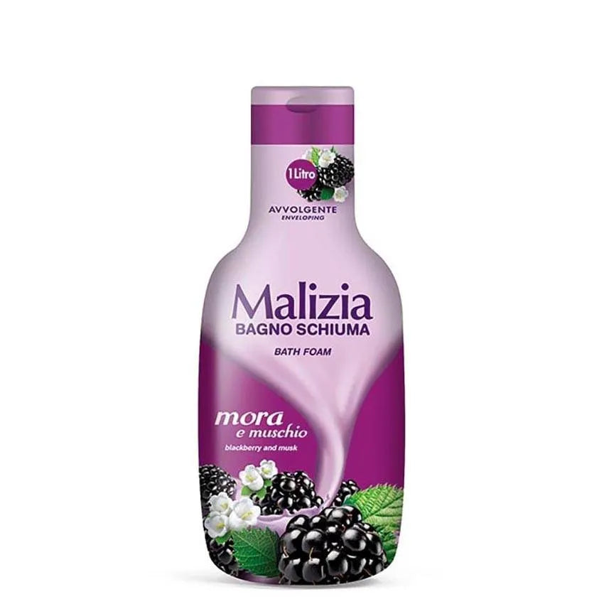 Malizia Black Berry and Musk Shower Gel 1L - Unleash the Allure