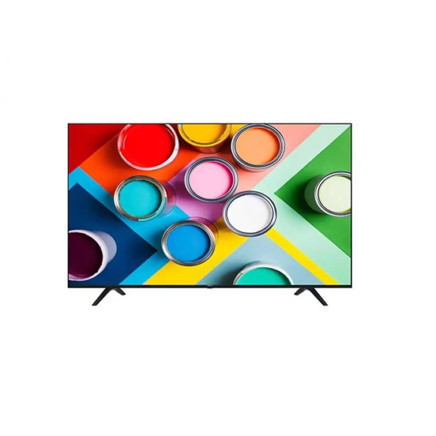 Hisense 50A61G 50-inch 4K UHD Smart TV with sleek black design and narrow bezels, displaying a vibrant image on the screen.