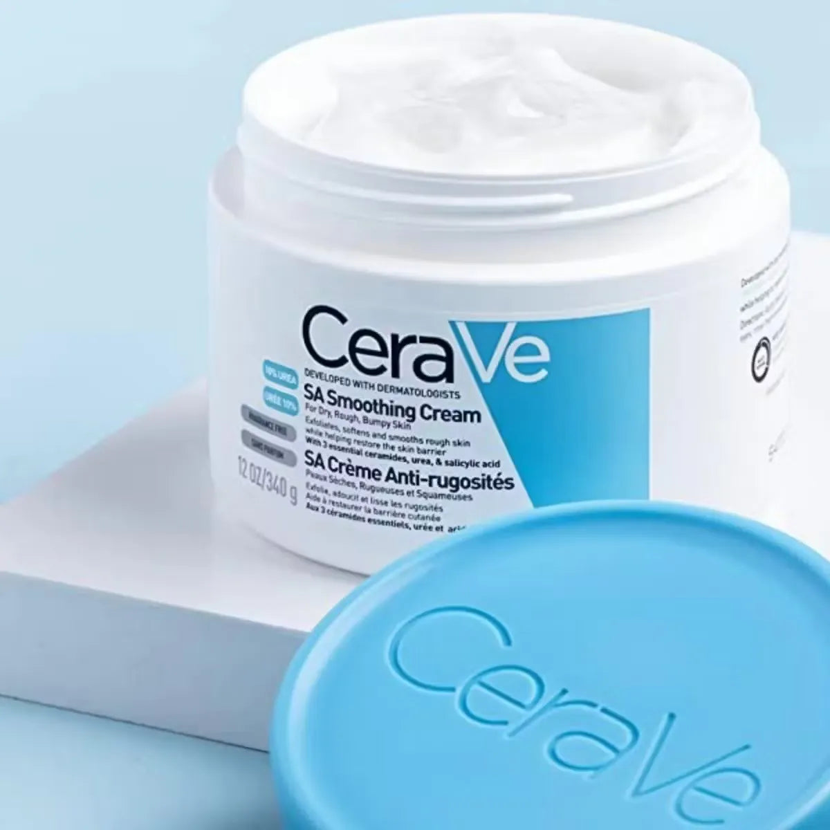 Cerave SA Smoothing Cream For Dry Rough Bumpy Skin 10% Urea 340g