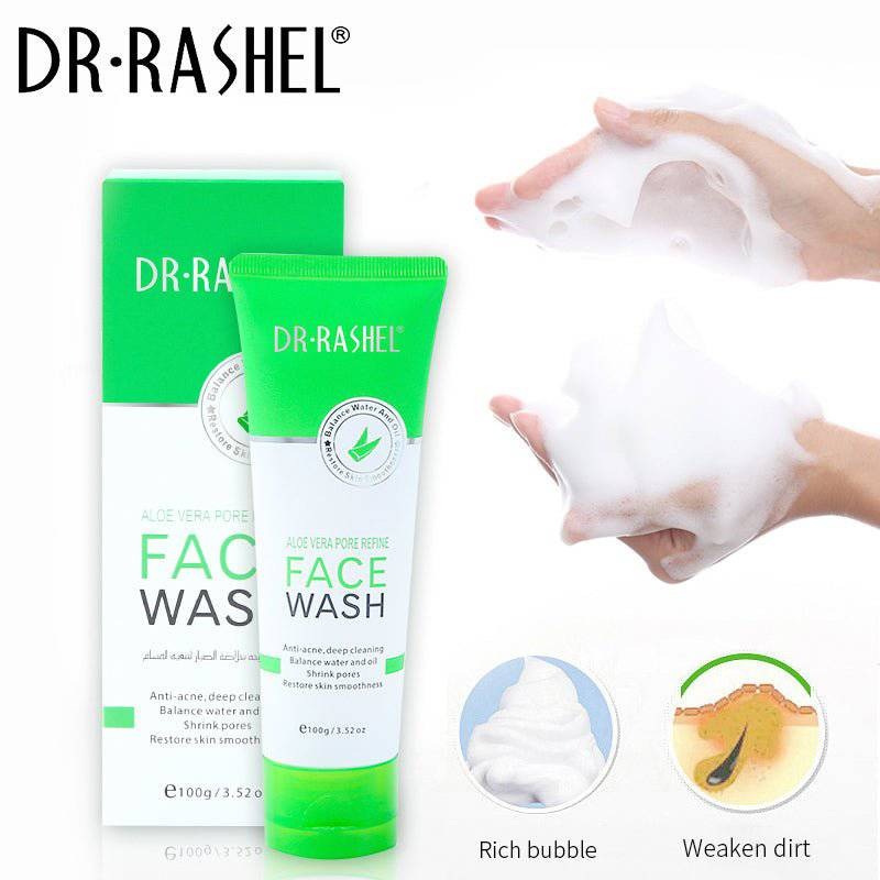 Dr. Rashel Aloe Vera Face Wash 100g - Aloe Vera Magic