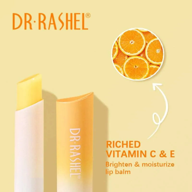 Dr. Rashel Vitamin C Lip Balm (3g) nourishes and brightens lips with vitamin C. Hydrating formula for soft, smooth, and healthy-looking lips. Shop on Dubailisit!