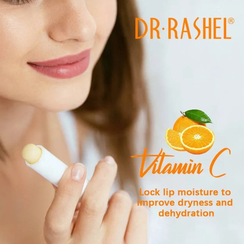 Dr. Rashel Vitamin C Lip Balm (3g) nourishes and brightens lips with vitamin C. Hydrating formula for soft, smooth, and healthy-looking lips. Shop on Dubailisit!