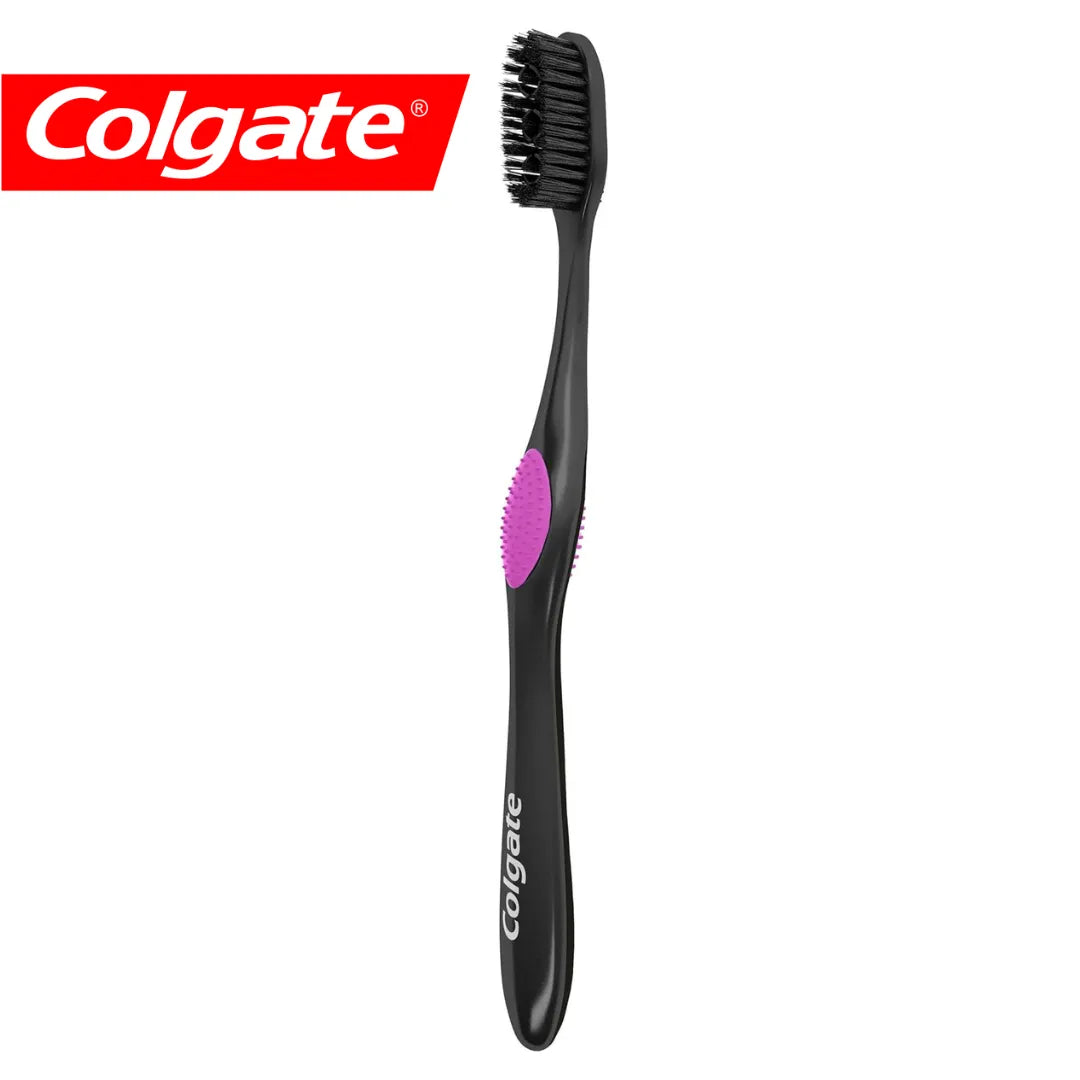 Colgate Charcoal 360 Toothbrush in Pretty Pink - Dental Excellence