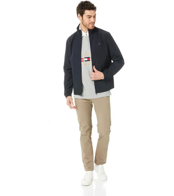 Tommy Hilfiger men's ash blouson jacket, stylish and comfortable.Experience comfort and style with the Tommy Hilfiger ash blouson jacket, crafted from premium materials.Premium materials, modern design, Tommy Hilfiger WCC blouson jacket.