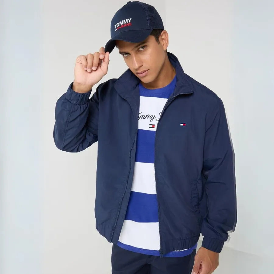 Tommy Hilfiger Men s Taffeta Navy Jacket Dubailist