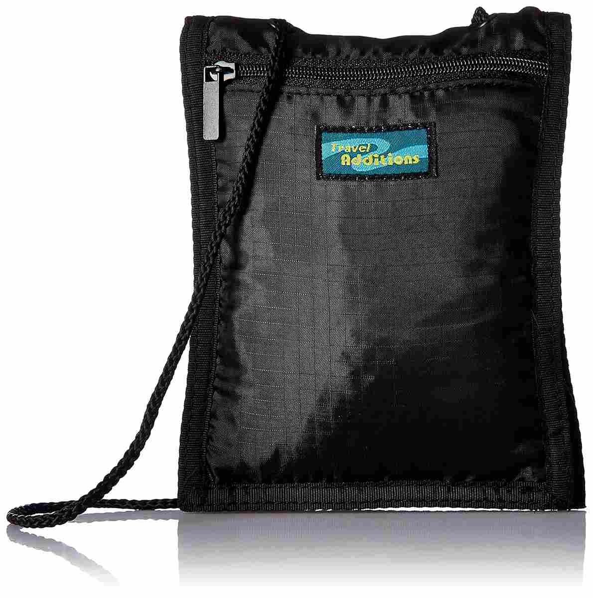 Black Travel Pouch: Keep essentials organized for any adventure (mention size if relevant). Perfect for storing tech, toiletries, or anything in between. Ensure your essentials are protected and easily accessible.