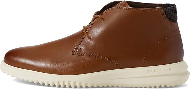 Cole Haan Grand+ Chukka Men's Oxford C37021, Brown & White