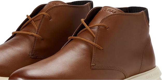 Cole Haan Grand+ Chukka Men's Oxford C37021, Brown & White