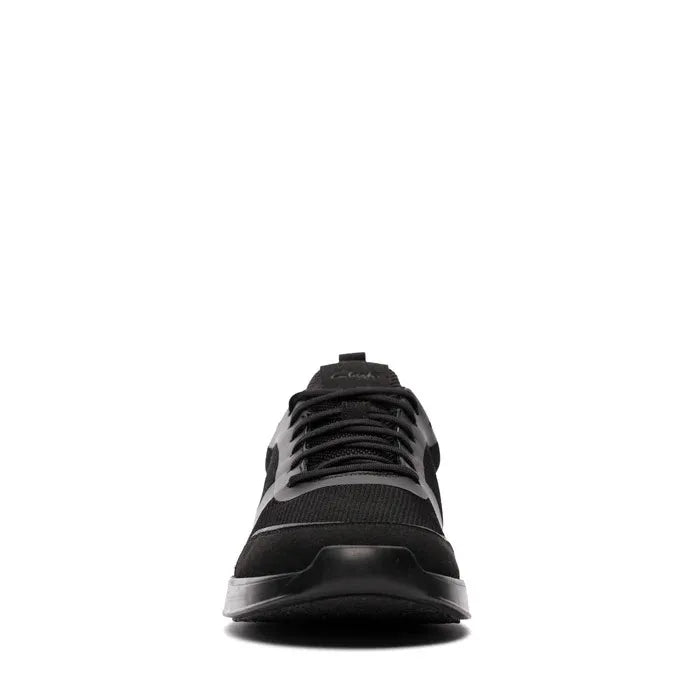 Clarks Men's Lt Lace Sneaker in Black Comfort at Best