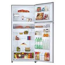 Toshiba GRA820U-X(S) 2-door refrigerator in stylish silver finish. Features spacious shelves, crisper drawers, and efficient cooling technology.