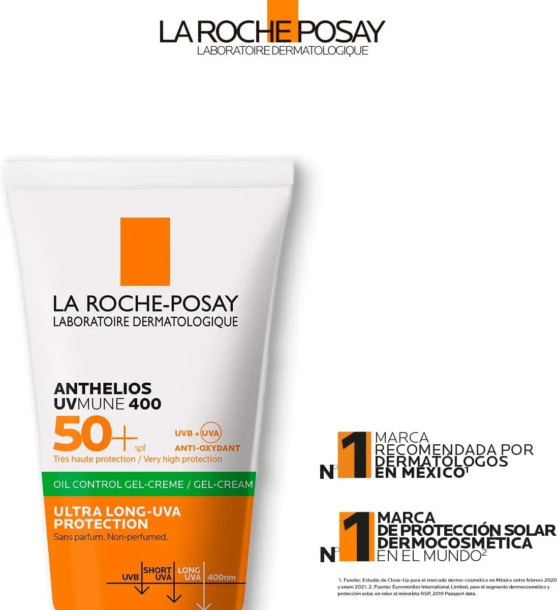 La Roche-Posay Anthelios 50+ Anti-Shine Gel Cream 50ml - Get Shine Free Skin