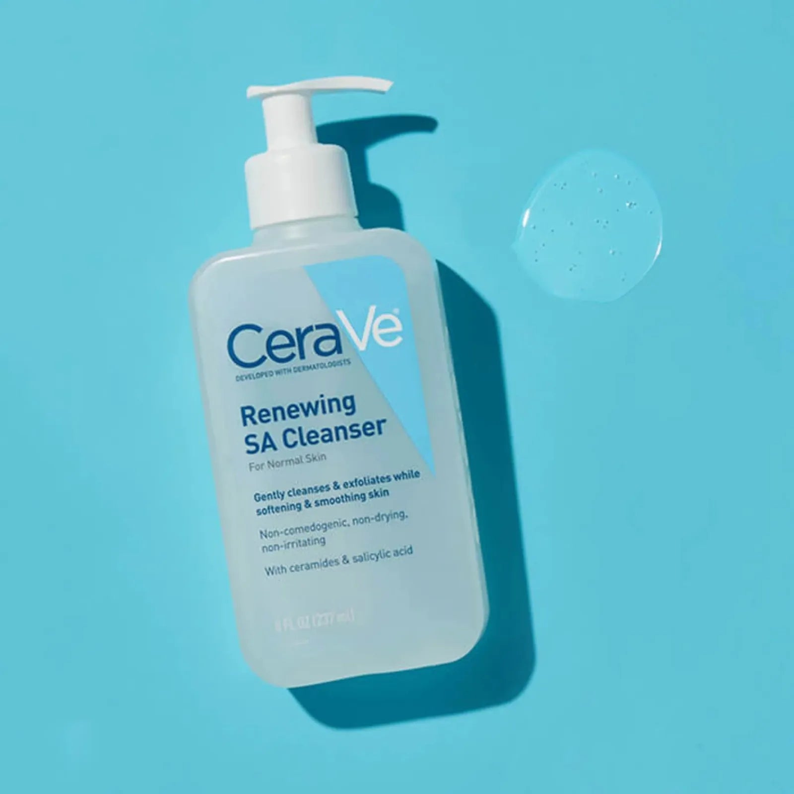  Gently exfoliate & renew normal skin with salicylic acid, ceramides & hyaluronic acid. CeraVe SA Cleanser for Normal Skin 237ml - Discover the Power of Renewal