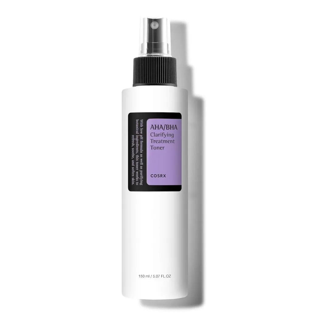 Cosrx Exfoliating Toner: Reduce blemishes & achieve radiant skin (mention size if relevant).AHA/BHA Power: This gentle toner clarifies & brightens for a healthy glow.