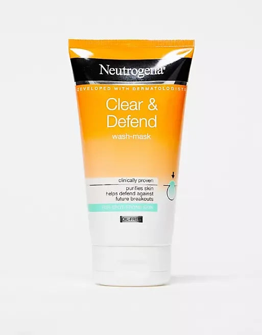 Neutrogena Clear & Defend Wash-Mask for Acne-Prone Skin 150ml