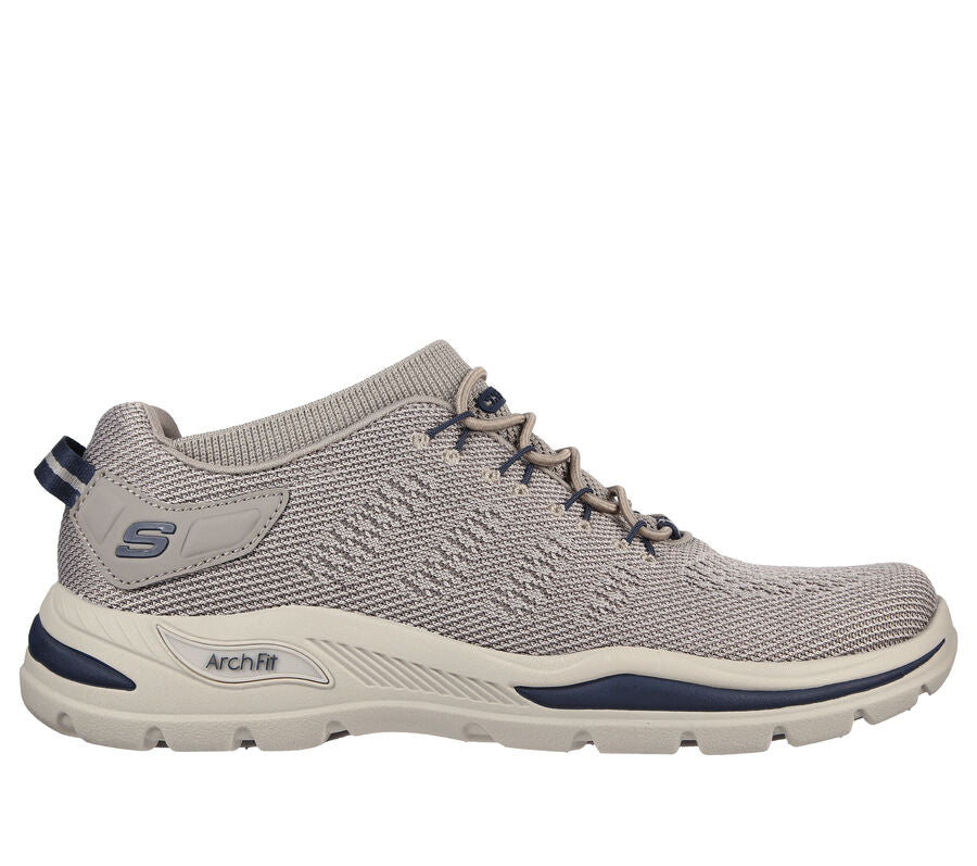 Skechers Men's Arch Fit Slip On| Taupe 204526