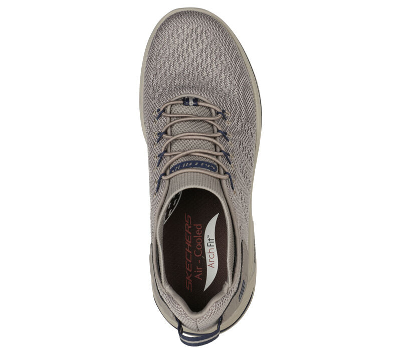 Skechers Men's Arch Fit Slip On| Taupe 204526