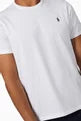 polo ralph lauren Custom Slim Fit Jersey Crewnek T-shirt | white