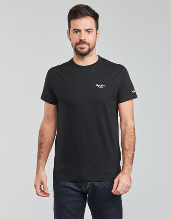 Pepe Jeans Printed Logo T-Shirt in Grey for Men - Elevate Your Basics