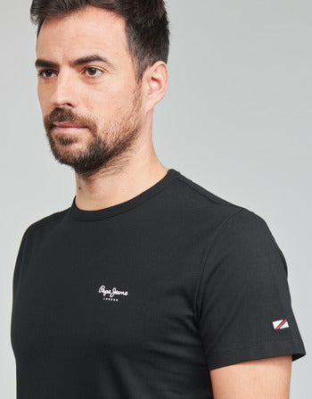 Pepe Jeans Printed Logo T-Shirt in Grey for Men - Elevate Your Basics