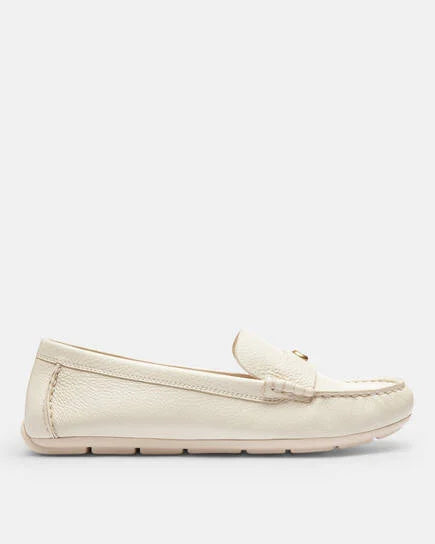 Coach Jocelyn Leather Loafer White