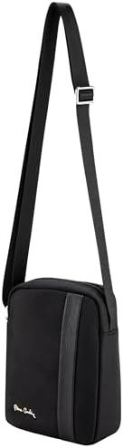 Pierre Cardin Unisex Sling Crossbody Backpack Shoulder Bag For Men Women PB87078 Black
