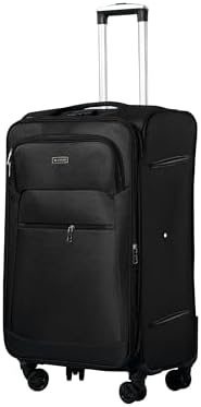 SONADA Lightweight Luggage Set of 3 ANTI Thef Lock 4 Double Wheels, Expandable Suitcase