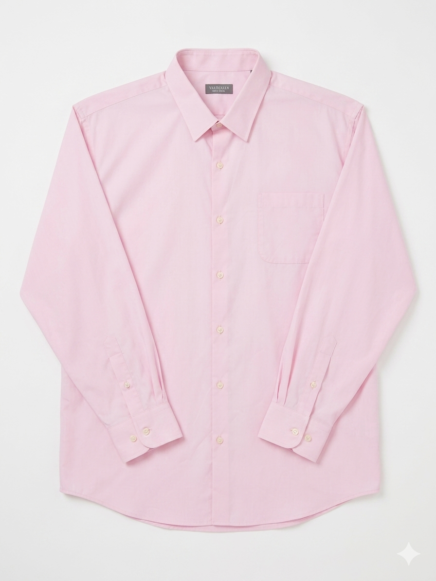 VAN HEUSEN LIGHT PINK SHIRT FOR MEN