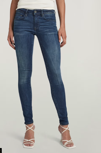 Midge Zip Mid-Waist Skinny Jeans