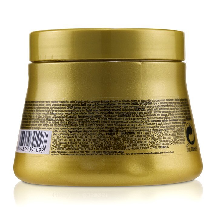 L'Oreal Professionnel Mythic Oil Oil Rich Masque High Concentration Argan Oil with Myrrh (Thick Hair) 200ml/6.76oz