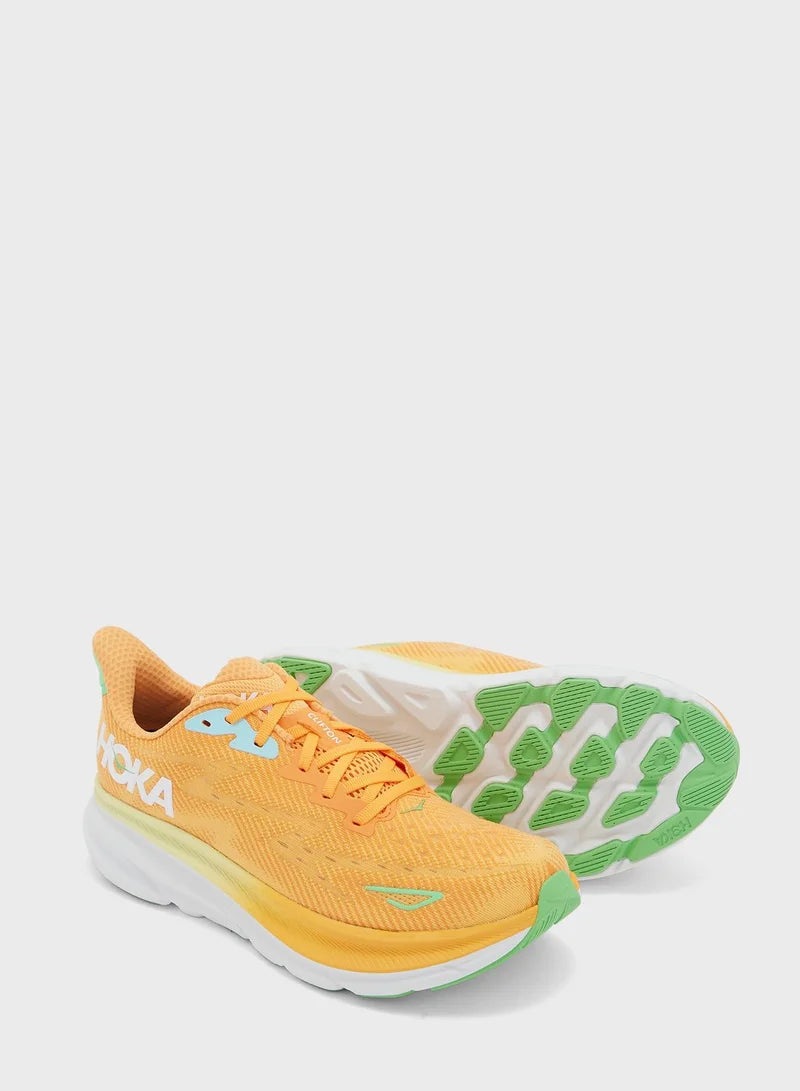 Hoka  Mens running shoes CLIFTON 9 orange