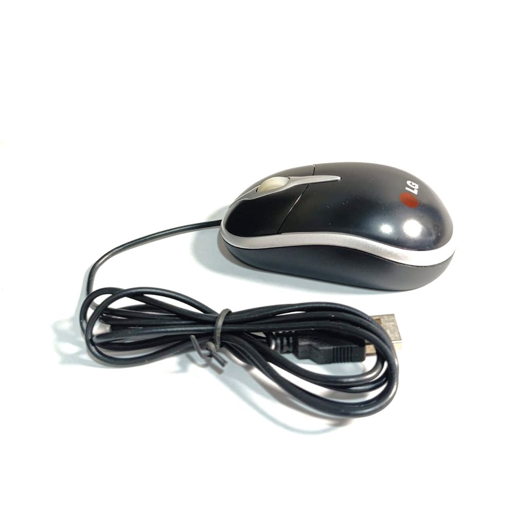 ماوس LG الضوئي (F45A) - ماوس سلكي عالي الدقة ومريح لأجهزة الكمبيوتر وأجهزة الكمبيوتر المحمولة
