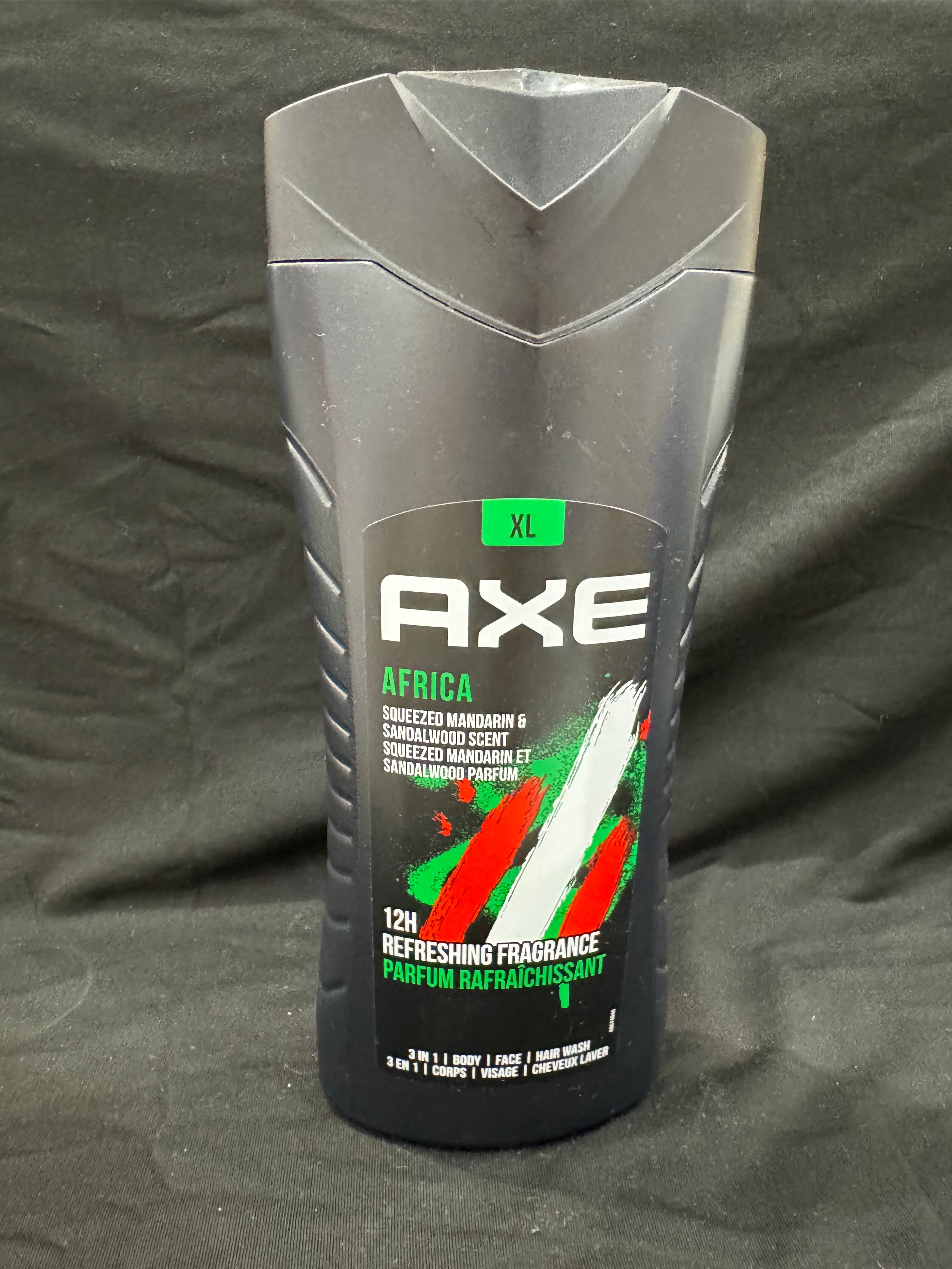 Axe Africa 3 In 1 Body Face Hair Wash for Men 400 ml