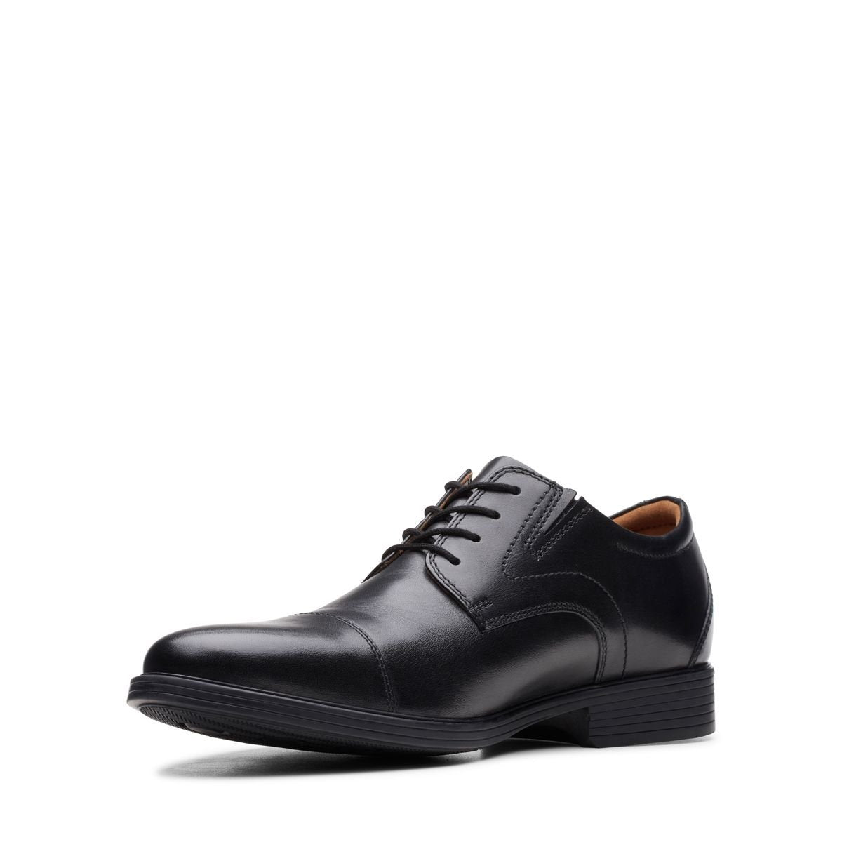 Clarks Men's Leather Work Boot - Black