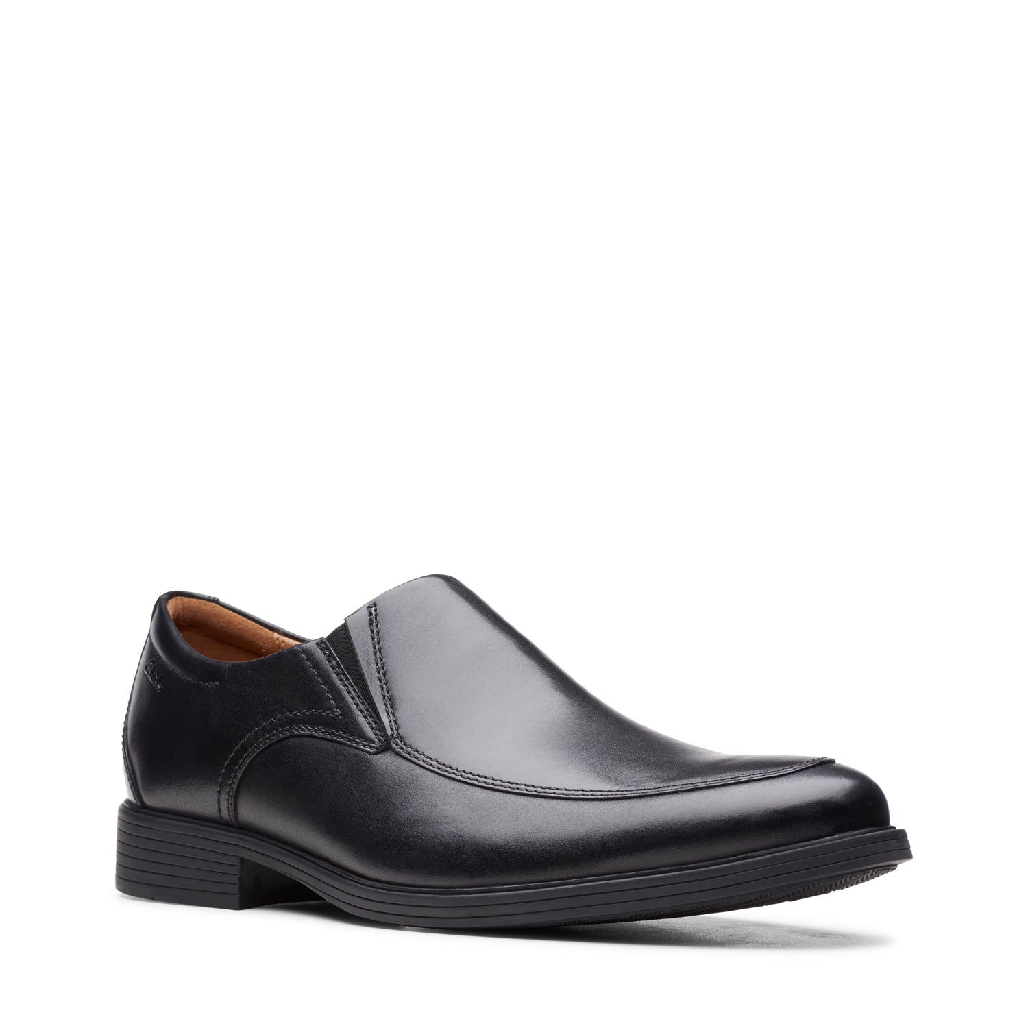 Clarks Mens - Whiddon Step Black Leather