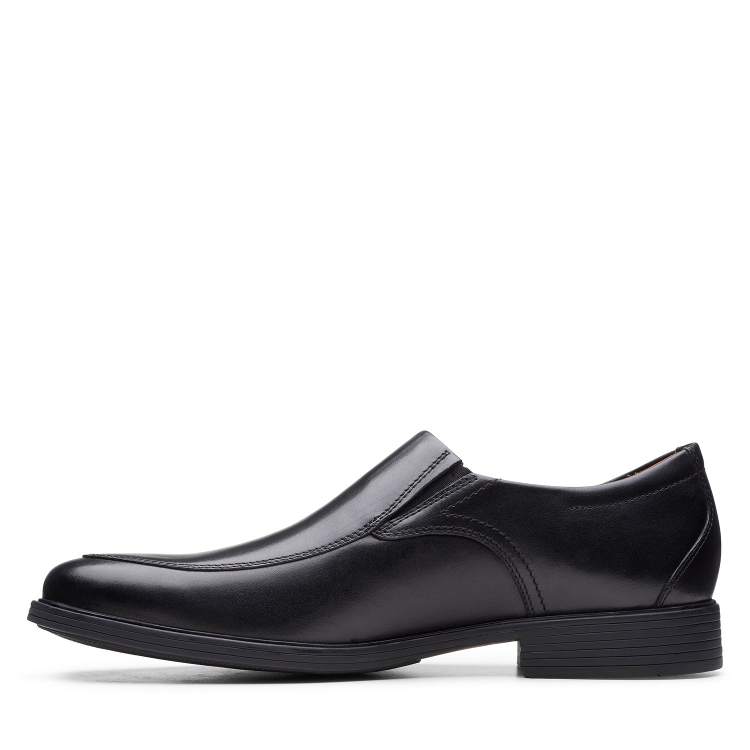 Clarks Mens - Whiddon Step Black Leather