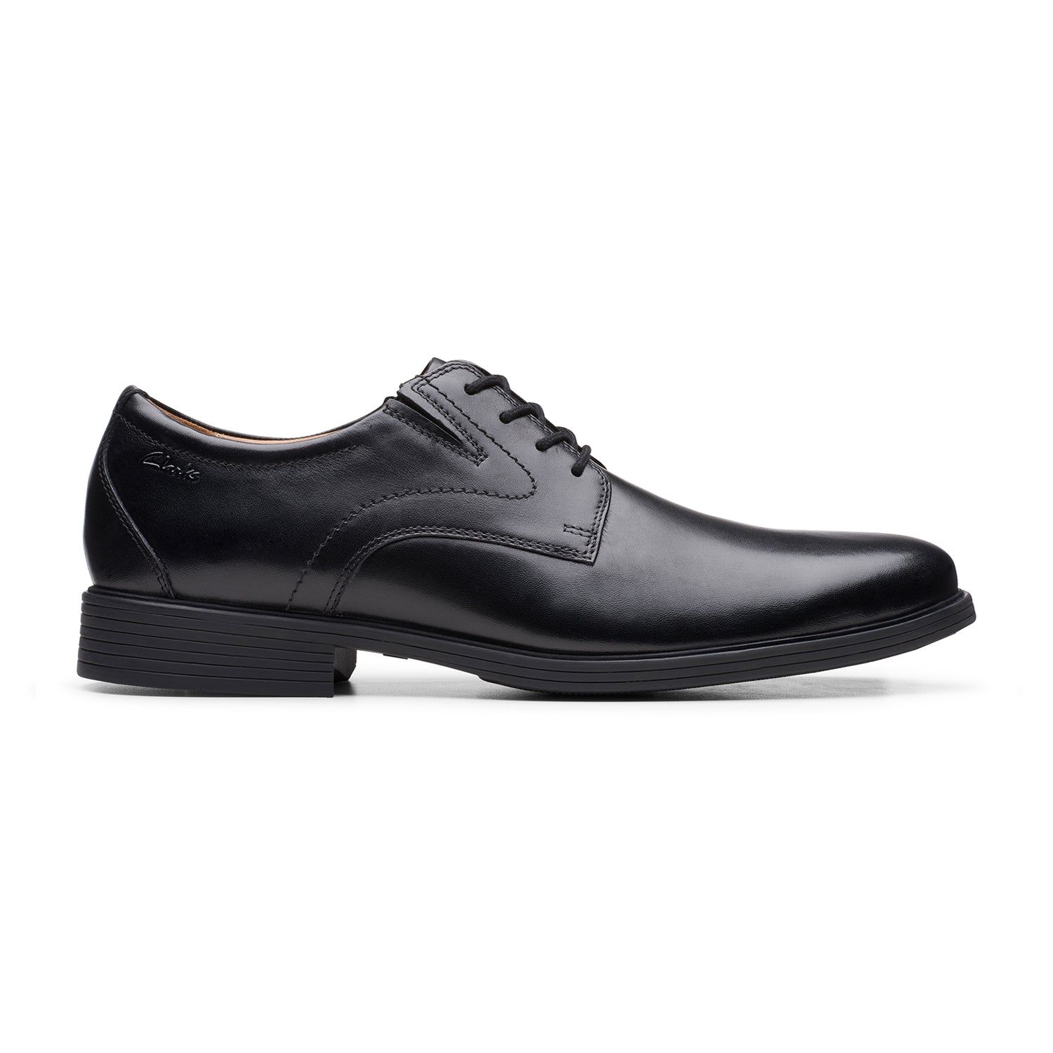 Clarks Mens - Whiddon Step Black Leather