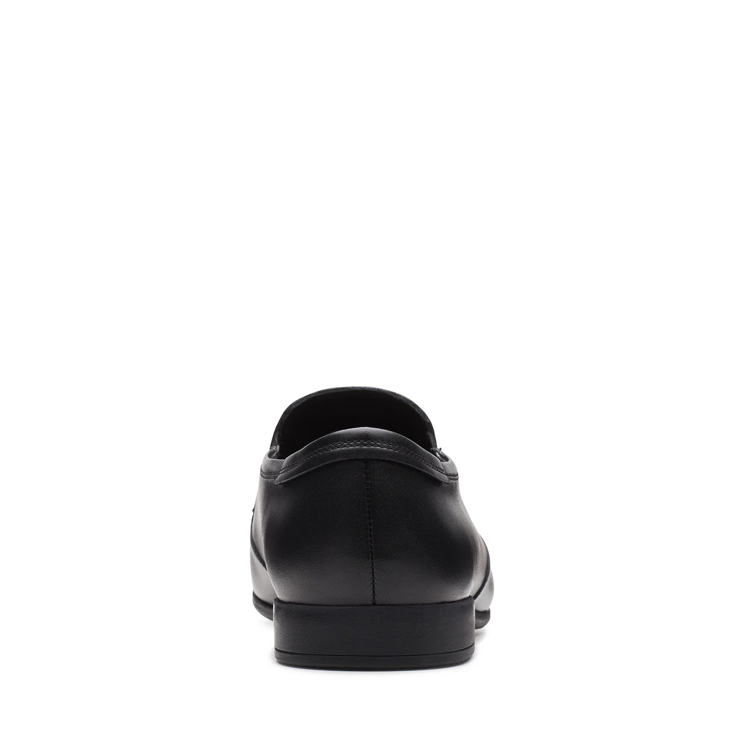 CLARKS SIDTON EDGE BLACK LEATHER ARTICAE NO:26165603