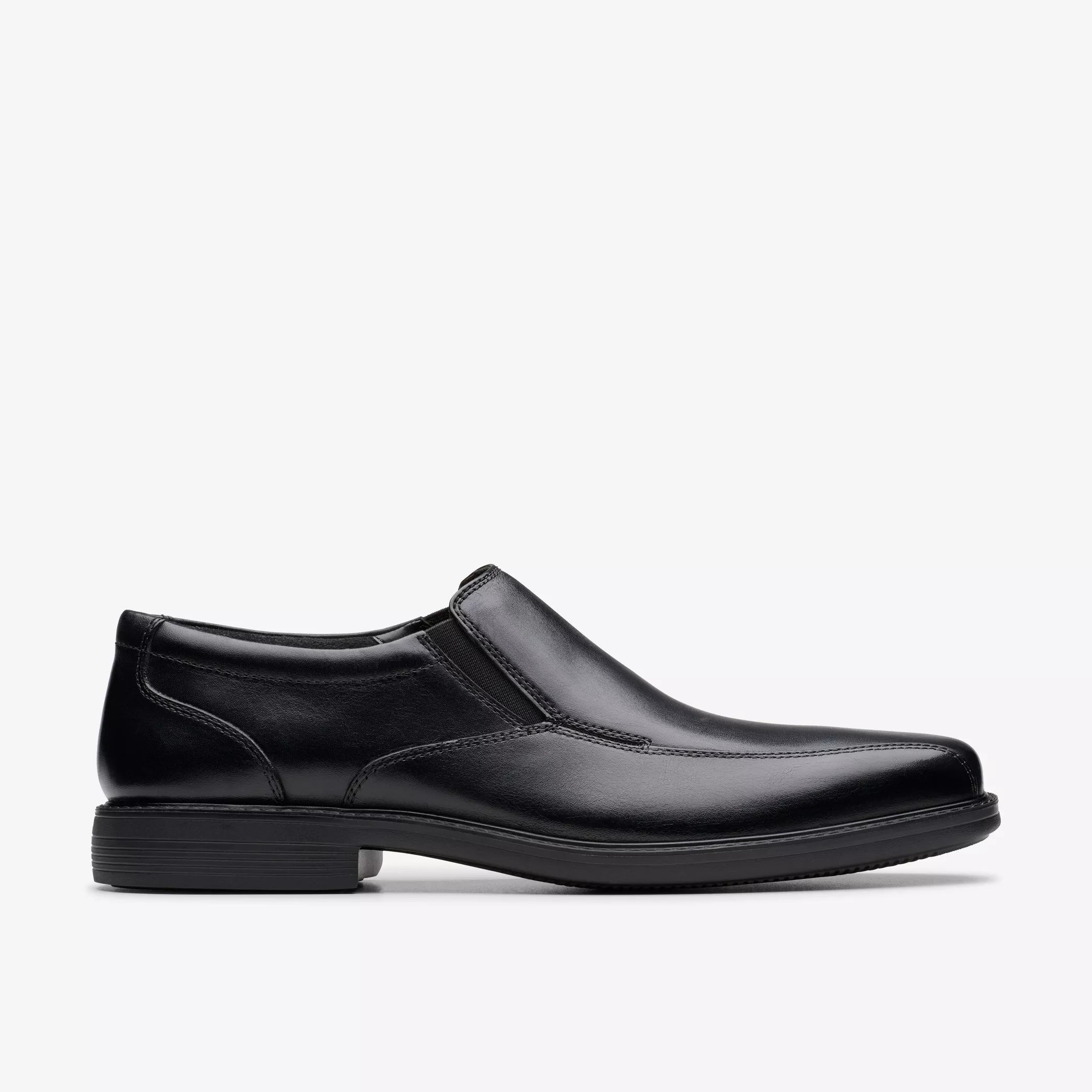 CLARKS Bolton Free II Black Slip On For Men
