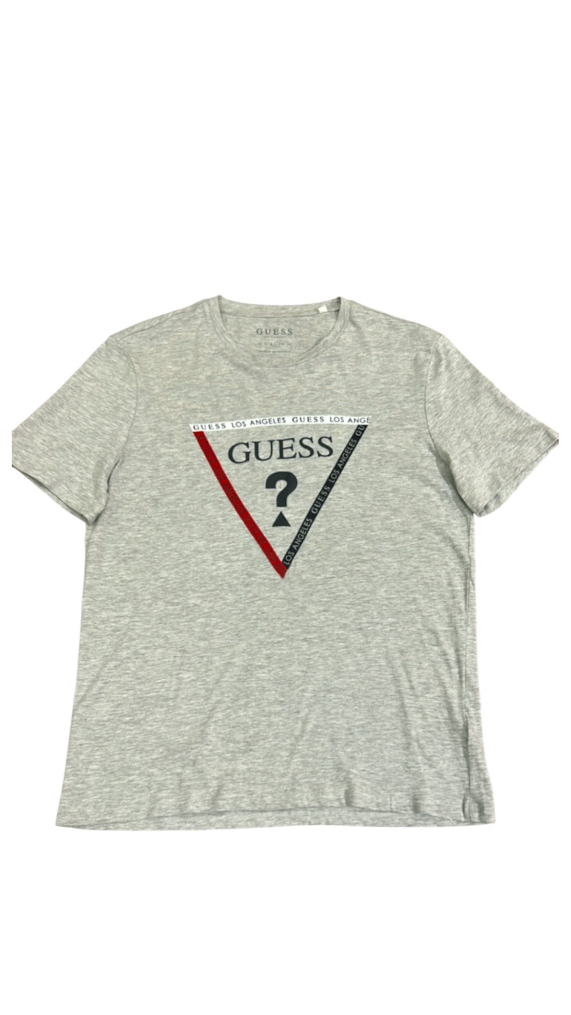 Guess Los Angeles Men’s Gray Cotton T-Shirt