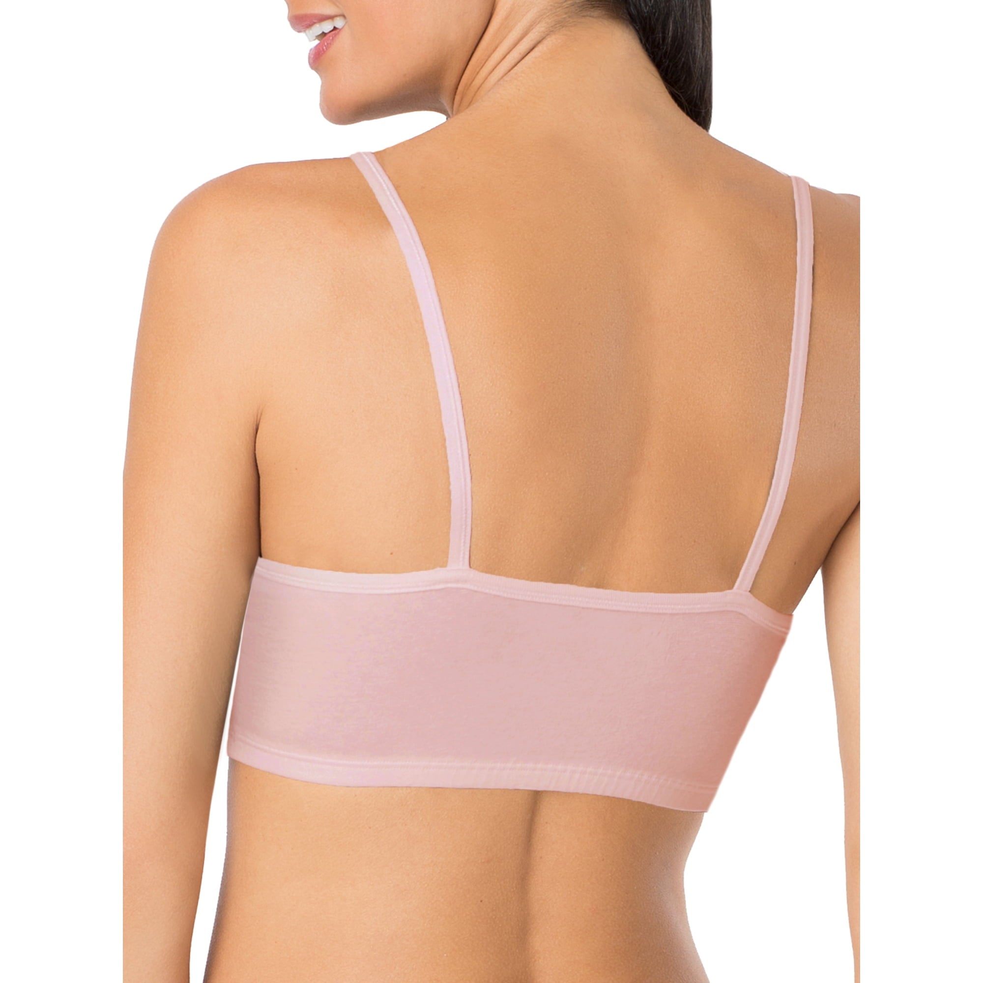 SIZE: 40 - Fruit of the Loom Women's Spaghetti Strap Cotton Sports Bra, 3-Pack, Style-9036