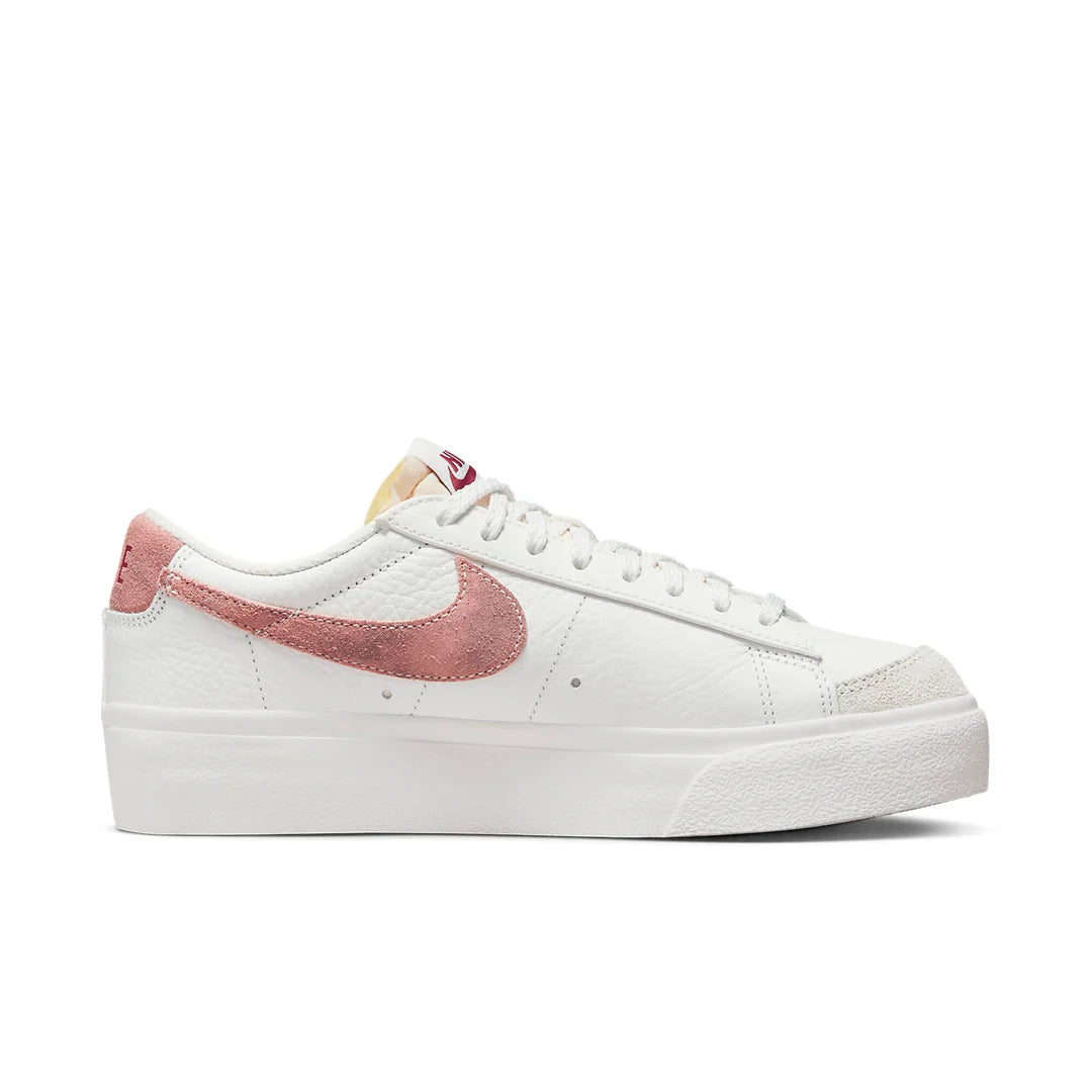 Nike Blazer Low Platform 'White Pink' Men's- (DX8947-100)