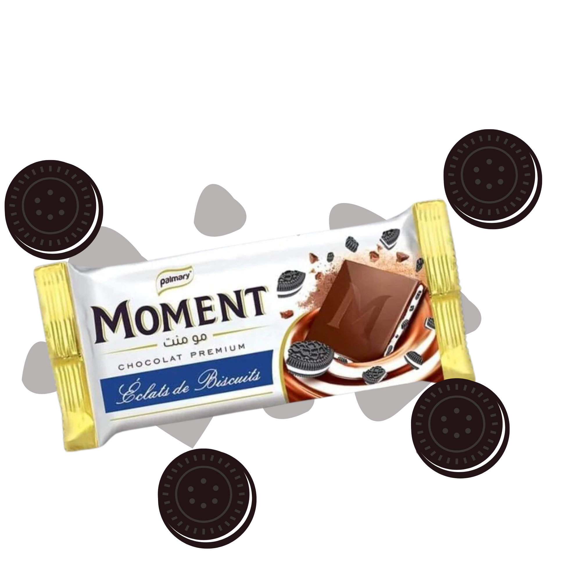 Palmary Moment Chocolate Eclats De Biscuits 95g