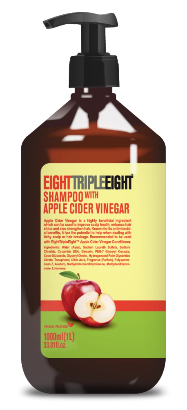 Eight Triple Eight Shampoo Apple Cider Vinegar - 1000 ml