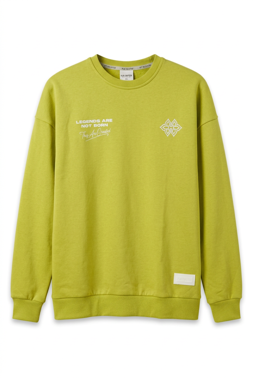 Plus Eighteen Comfort Fit Green Sweater (Style ST-5524)