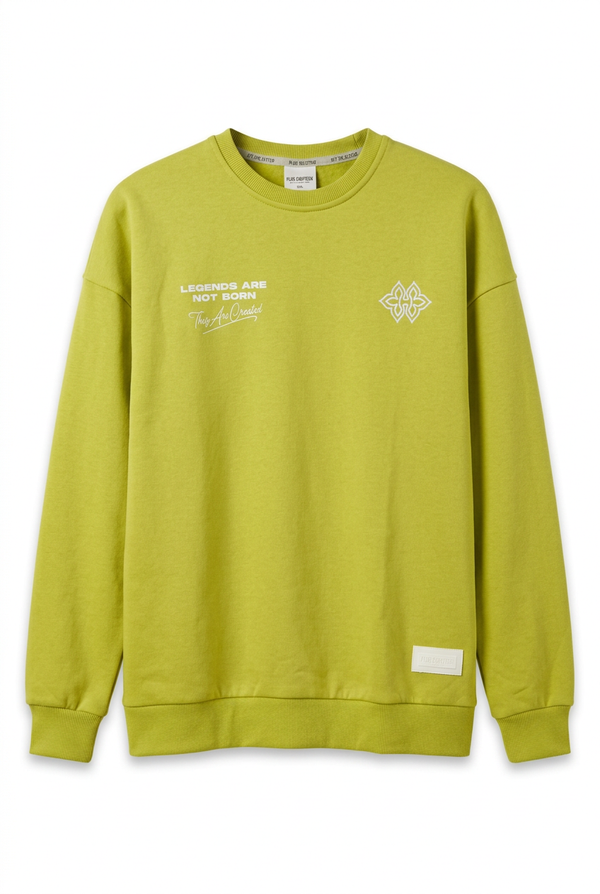 Plus Eighteen Comfort Fit Green Sweater (Style ST-5524)
