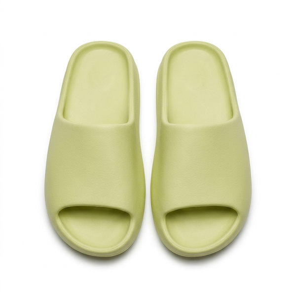slippers Lime Green Pillow Slides for Women