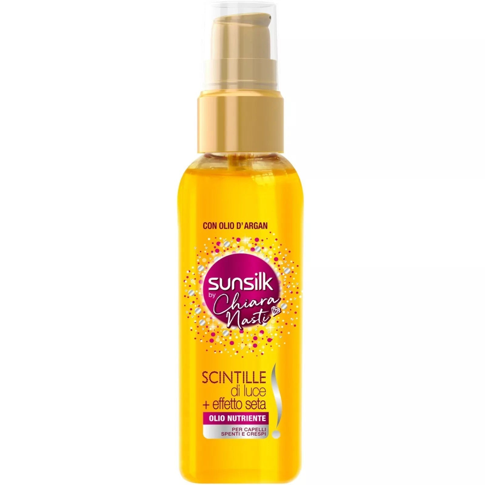 SUNSILK by CHIARA NASTI OLIO NUTRIENTE Spray Scintille di Luce + Effetto Seta